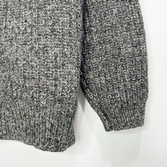 Vintage Dartmoor Jumpers Chunky Knit Gray 100% Wool Sweater Size XL - Picture 6 of 13